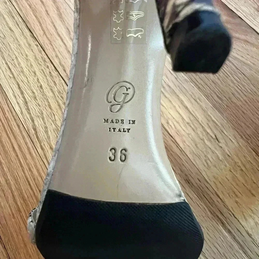 M.Gemi Snakeskin high-heeled Size 7 - Picture 6 of 6